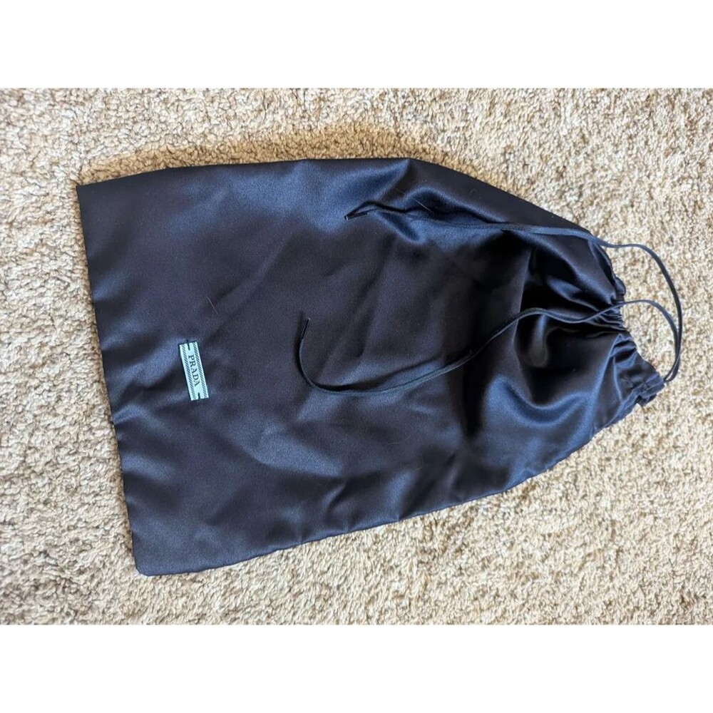 Authentic Prada Satin Drawstring Dust Bag Large Handbag Storage